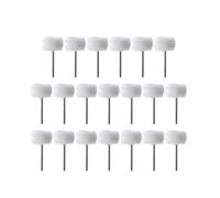 5-50Pcs Mini Wool Polishing Head 3mm Shank Buffing Wheel Polish Brush Drill Rotary Abrasive Brush Hand Grinding Buffing Tools(20pcs)
