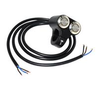 5,5cm X 5cm X 3,8cm 25mm Botón De Retorno Manual Para Manillar De Motocicleta Con Interruptor De Control De Luz Accesorios Para Motocicletas Botón Interruptor Encendido