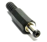5.5MM x 2.5MM Hombre Enchufe DC Poder Soldado Jack Adaptador Conector Montaje en Panel para Audio Video, Cable CCTV Compatible con CCTV Security Cámara, IP Camera, DVR Standalone, LED Strip Monitors