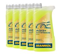 5 (5x1) litro MANNOL Anticongelante AG13+ Avanzado Mezcla preparada 40°C)