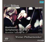 ベートーヴェン : 交響曲 第5番&第6番 | レオノーレ序曲第3番 (Beethoven : Symphonien Nr. 5 & 6 , Ouverture ''Leonore'' Nr. 3 / Karl Bohm , Wiener Philharmoniker (1977 Tokyo Live)) [SACD シングルレイヤー]