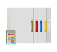 5/6 fundas de papel para archivos, organizador de papel, protector de documentos con abrazadera abierta lateral giratoria para carpetas de documentos