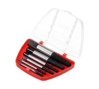 5/6 piezas de extractor de alambre de rotura de dientes finos de cabeza de rotura de tornillos herramienta de extracción de grifos de extracción de tubos, juego de accesorios de fijación de tuberías