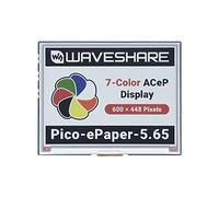 5.65inch Colorful E-Paper E-Ink Display Module For Raspberry Pi Pico Series, 600×448, ACeP 7-Color,Wide Viewing Angle