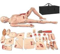 5.6ft Tamaño Natural, Maniquí de Atención al Paciente, Simulador de Entrenamiento de Trauma de Primeros Auxilios, Modelo Anatómico Humano para Modelo de Enseñanza (Female)