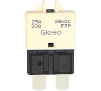 5/7.5/10/20/25/3 0A DC32V Adaptador de fusible reinicio manual ATC Fusible la cuchilla del interruptor circuito for el vehículo marino for botes for automóvil(F440)