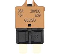 5/7.5/10/20/25/3 0A DC32V Adaptador de fusible reinicio manual ATC Fusible la cuchilla del interruptor circuito for el vehículo marino for botes for automóvil(F445)