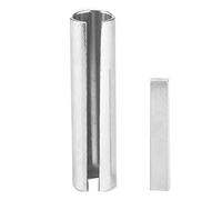 5/8 in to 3/4 in Engine Shaft Adapter Pulley Bore Reducer Sleeve Bushing Sheave with Key, Metal Shaft Coupler for Gas Engine Crankshaft, Fits 3/16 in Keyway, 3 in Length