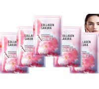 5/8 pcs Collagen Mask Overnight 2025 New Collagen Real Deep Mask, Collagen Face Mask,Pure Collagen Films,Prevent Fine Lines (5pcs)