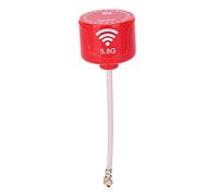 5.8GHZ 3DBI LHCP Antena de Alta Ganancia para FPV Racing Drone RC Parts Accessory Red (Codo mmcx) (MMCX Cabeza Recta) (UFL)