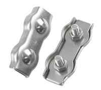 5 abrazaderas de acero inoxidable M2-M8 for pernos de doble poste, for cables y alambres, con agarre simple for bricolaje.(M2-5pcs)