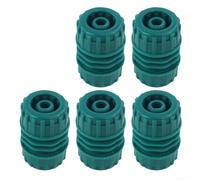 5 adaptadores de acoplamiento de manguera de rosca G1/2 de 1/2 pulgada, reparador de manguera de jardín de plástico para reparación de tuberías y ajuste de longitud (1#)