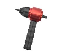 5 adaptadores de remache eléctricos, accesorio convertidor de taladro remachador con una caja de almacenamiento, portabrocas de impacto de 90 grados con mango, portabrocas con llave de 3/8 pulgadas,