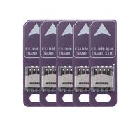 5 Adaptadores de Tarjeta ESIM TPC, Placa de Conversión de SIM A ESIM, Cable Sin Soldadura para Pruebas de Laboratorio, 5 Chips de 6 mm.