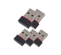 5 Adaptadores USB WiFi de 150 Mbps, Tarjeta de Red Inalámbrica RTL8188, Dongle Receptor Ethernet USB Wi-Fi para Ordenador Portátil/PC