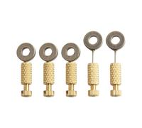 5 agujas de cuero para untar posición fija, herramienta de bricolaje para costura, alineación y bloqueo de bordes, kit de costura hecho a mano de 12 mm 18 mm (C)