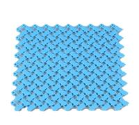 5 Alfombrillas de baño plástico Colores Caramelo 24, x, cm for Bricolaje, Masaje fáciles Usar for, Alfombrilla Antideslizante for Ducha, for Empalme(Blue)