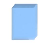 5 alfombrillas de plástico reutilizables para escritura, tablero de examen para trazar, caligrafía, práctica, documentos, copia, bloc para escuela, oficina, dibujo