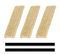 5 almohadillas de repuesto para aspiradora de ventana y labio de goma, accesorios para Karcher, limpiador de ventanas, piezas de repuesto para Kärcher WV2 WV5 WV6 Plus Premium WV (amarillo)