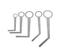 5 almohadillas para saxofón, herramienta de ajuste de anillos de nivelación de saxofón, almohadillas en forma de L, cubiertas de llaves, herramienta de reparación de viento de madera, herramienta de