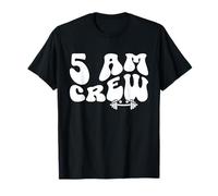 5 Am Gimnasio Fitness & Workout Crew Camiseta