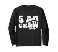 5 Am Gimnasio Fitness & Workout Crew Manga Larga