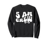 5 Am Gimnasio Fitness & Workout Crew Sudadera