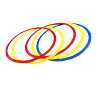 5 Anillos de Entrenamiento de 30 cm, 5 Anillos de plástico para Ejercicio de 30 cm, de Gimnasio portátiles para Entrenadores, gimnasios, Aros de Hula Hula, de Gimnasia.