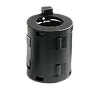 5 anillos de presión de núcleo de ferrita para clips de estrangulador de cable, filtros EMC Demagnet para reducir la interferencia de señal y soportar una transmisión estable (13 mm)