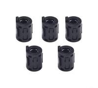 5 anillos de presión de núcleo de ferrita para clips de estrangulador de cable, filtros EMC Demagnet para reducir la interferencia de señal y soportar una transmisión estable (7 mm)