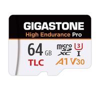【5 años de recuperación de Datos Gratuita】【Dash CAM】 GIGASTONE Tarjeta Micro SD 64GB, TLC High Endurance Pro, hasta 95 MB/s, Compatible con REDTIGER VIOFO VANTRUE PRUVEEO, MicroSDXC UHS-I A1 V30 U3
