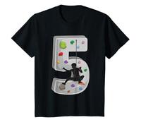 5 años escalada en roca 5º cumpleaños Aventuras Escalador Camiseta