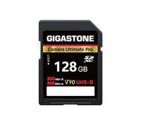 [5 Años Recuperación de Datos Gratis] GIGASTONE UHS-II V90 Tarjeta SD, cámara Ultimate Pro hasta 300/200 MB/s, U3 4K UHD Video para DSLR Canon, Nikon, Sony, Pentax, Kodak, Panasonic, con 1 Minicaja