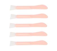 5 aplicadores faciales de doble cabeza, de silicona, para el cuidado de la piel, loción, crema, herramientas para loción corporal, maquillaje
