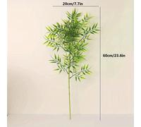 5 árboles de bambú artificial realista - Planta de bambú artificial con y hojas, decoración de interior de , ideal para oficina, decoración zen - de bambú de plástico resistentes