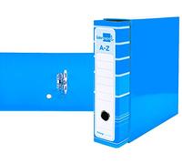 5 ARCHIVADORES DE PALANCA LIDERPAPEL A4 FILING SYSTEM CELESTE CON CAJA