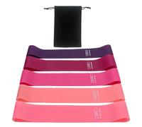 5 bandas de resistencia unisex con círculos de cadera, para entrenamiento, ejercicio, piernas, muslos, glúteos, sentadillas, deportes y gimnasio