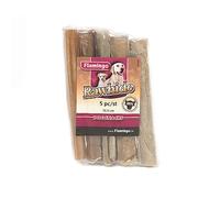 5 barritas Flamingo Snacks Dentales Rawhide para perros