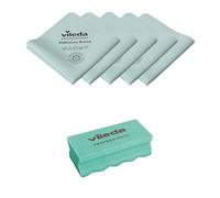 5 Bayeta Vileda Professional Purmicro Active Verde + 10 Estropajo Puractive