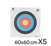 5 Blancos Tiro al arco 60x60 AVALON Talla única