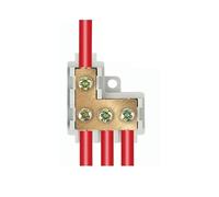 5 bloques de terminales de derivación de cable, conector de alta potencia, conexión de clip, conector de cobre rápido(ZJL-0163-right/1-6 square lines)