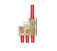 5 bloques de terminales de derivación de cable, conector de alta potencia, conexión de clip, conector de cobre rápido(ZJL-0163-left/1-6 square lines)