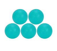 5 bolas de entrenamiento de fuerza de agarre manual - Bolas de agarre de terapia manual - Ejercicio de entrenamiento de fuerza de muñeca Bola de agarre manual, juguetes de alivio para(Dureza verde 35)