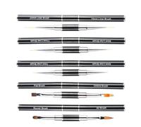 5 bolígrafos de dibujo profesionales de metal con dos anchos de línea, bolígrafos de dibujo profesionales para entusiastas del arte y creativos