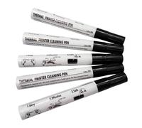 5 bolígrafos de limpieza universales para cabezal de impresión Gprinter, con base de alcohol, blanco y negro, 140 x 14 mm