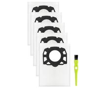 5 Bolsas Aspiradora Karcher Set de repuesto para Kärcher 2.863-314.0 KFI 357 KWD1、KWD2、KWD3、WD2 Plus、WD3、SE 4001、SE 4002、WD 3.200-WD 3.800 M、2.863-314.0
