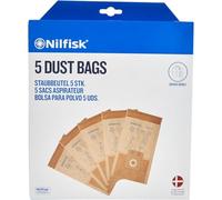Nilfisk 5 Bolsas Aspiradors Original 10L - Accesorio para Aspiradoras GD, CDB y CDF (82222900)