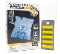 5 Bolsas de Aspiradora + 5 Fragancias Compatible con Rowenta Dymbo Integral - RS055N, Dymbo Integral - RS055W, Dymbo Integral - RS056 | 5 Bolsas, Refrescador de Aire, Accesorios, Repuestos