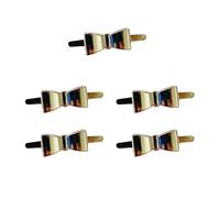 5 bolsas ligeras decorativas prácticas con lazos de metal para bolso de mano en varios colores para entusiastas, Imagen de referencia del color: