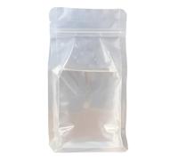 5 Bolsas Zip lock hermética, 14x24 cm- para congelación de alimentos y organizar nevera, reutilizables, translúcidas. Bolsa zip de plástico con fondo plano. Sin BPA.